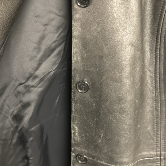 Kenneth Cole Reaction Leather Jacket Size Large - Picture 4 of 8